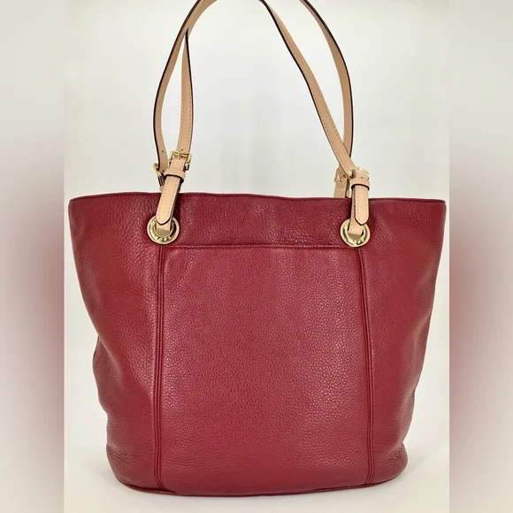 MICHAEL KORS Burgundy Jet Set Tote *Like New* - Picture 3 of 13